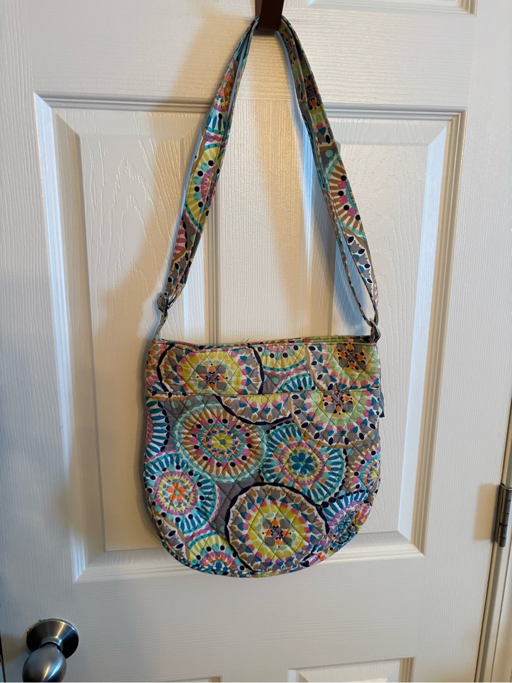 VERA BRADLEY Colorful Geometric Crossbody Bag for Women - Multicolor - Picture 4 of 5